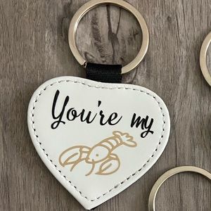 Your my Lobster key chain two sided heart